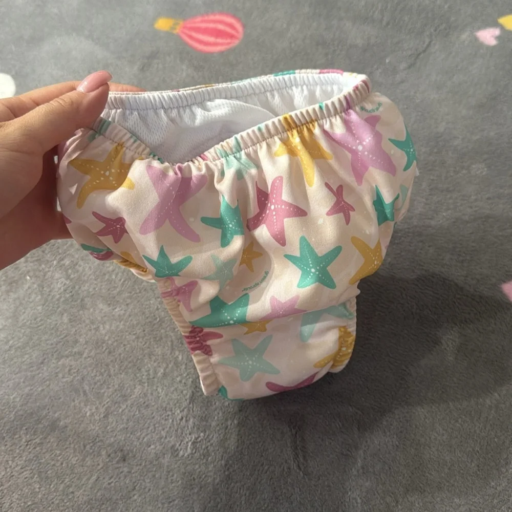 Colorful Star and Strawberry Patterned Kids Diaper Covers